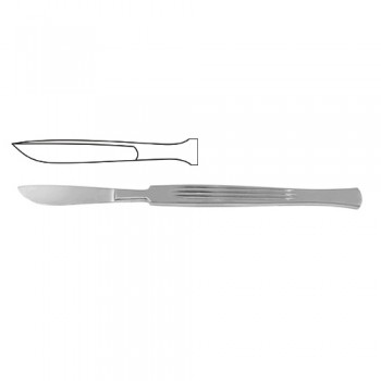 Dissecting Knife / Opreating Knife Bellied Blade - Fig. 1 Stainless Steel, 14 cm - 5 1/2"